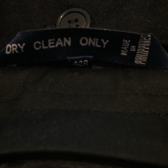 Men’s Perusal Black Trenchcoat Size 42R Like New - Picture 7 of 9